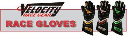 The Velocity 5 Race Glove is an external seam SFI 5 Rated glove!