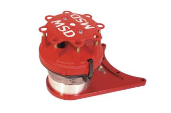 MSD - MSD Pro-Billet Front Drive Distributor w/ Standard Size: Ford Style Distributor Cap/Rotor