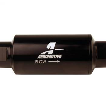 Aeromotive - Aeromotive #10-ORB Fuel Filter Inline - 10 Mircon - Black