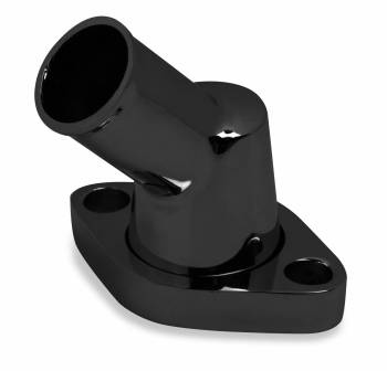 Weiand - Weiand Aluminum Chevy V8 Water Outlet - 45° - Painted Black