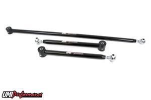 UMI Performance - UMI Performance 1982-2002 GM F-Body Single Adjustable Lower Control Arms and Panhard Bar Kit - Red