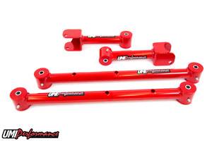 UMI Performance - UMI Performance 1968-1972 GM A-Body Tubular Upper & Lower Control Arms - Red
