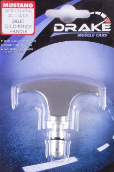 Drake Muscle Cars - Drake Muscle Cars Oil Stick Handle Billet 05-14 Mustang3.7/4.6/5.4