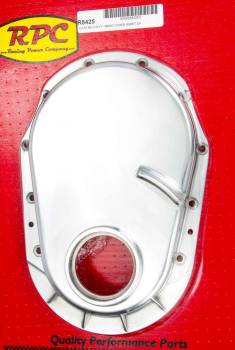 Racing Power - Racing Power Co-Packaged BBC 91-95 Alum Timing Chain Cover Polished