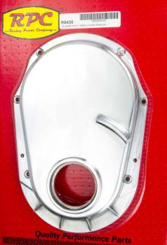 Racing Power - Racing Power Co-Packaged BBC 96-   Alum Timing Chain Cover Polished