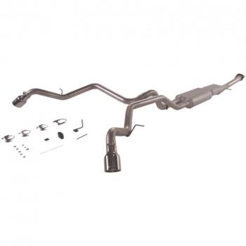 Flowmaster - Flowmaster American Thunder Single Exhaust System - 2001-06 Chevy Suburban/Avalanche/GMC Yukon XL 1500 5.3L w/o Auto-Leveling
