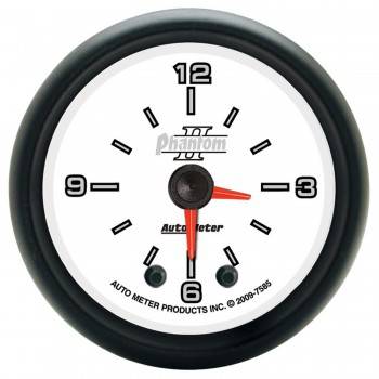 Auto Meter - Auto Meter Phantom II Clock - 2-1/16 in.