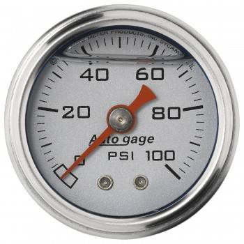Auto Meter - Auto Gage Fuel Pressure Gauge - 1-1/2"