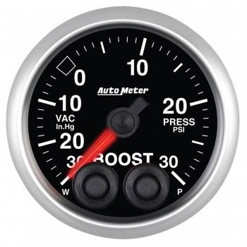 Auto Meter - Auto Meter Elite Series Boost/Vacuum Gauge - 2-1/16 in.