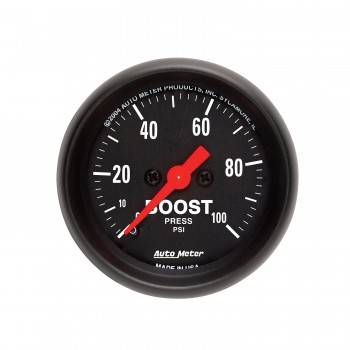 Auto Meter - Auto Meter Z-Series Mechanical Boost Gauge - 2-1/16 in.
