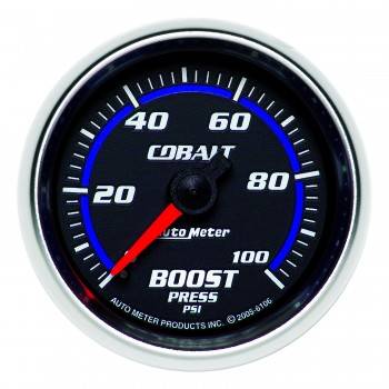 Auto Meter - Auto Meter Cobalt Mechanical Boost Gauge - 2-1/16 in.