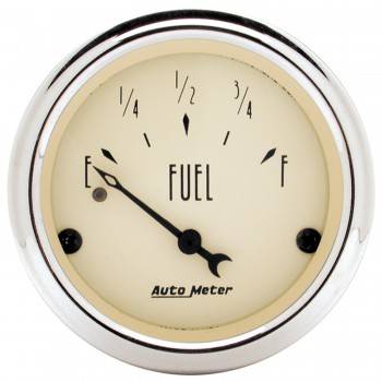 Auto Meter - Auto Meter Antique Beige Fuel Level Gauge - 2-1/16 in.