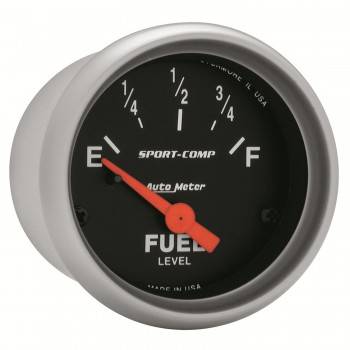 Auto Meter - Auto Meter Sport-Comp Electric Fuel Level Gauge - 2-1/16 in.