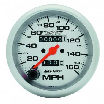 Auto Meter - Auto Meter Ultra-Lite In-Dash Mechanical Speedometer - 3-3/8 in.