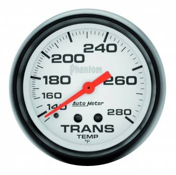 Auto Meter - Auto Meter Phantom Transmission Temperature Gauge - 2-5/8" - 140°-280°