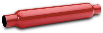 Flowtech - Flowtech Red Hots Glass Pack Slip-Fit Muffler - 2.5" Inlet/Outlet