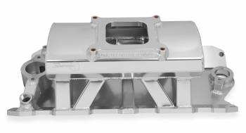 Holley Performance Products - Holley Sniper Sheet Metal Fabricated Intake Manifold - Natural - SB Chevy