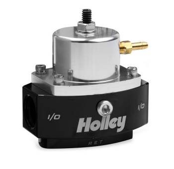 Holley - Holley Adjustable Billet By-Pass Regulator-6AN - Black