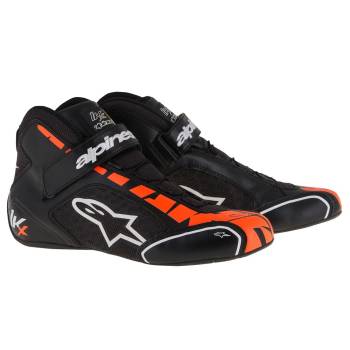 Alpinestars Tech 1-KX Karting Shoe - Black/White/Orange Fluo 2712113-1241