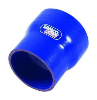 Samco Sport - Samco Sport Xtreme Silicone Reducer - Reducer - 2-1/2" to 2" ID - 3" Long - 4.0 mm Thick Wall - Blue