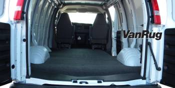 Bedrug - Bedrug VanRug Bed Mat - Black - 138" Wheelbase - Ford Fullsize Van 1992-2014