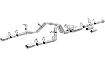 Magnaflow Performance Exhaust - Magnaflow Performance Exhaust MF Series Exhaust System Cat Back 3-1/2" Diameter 4" Tips - Stainless