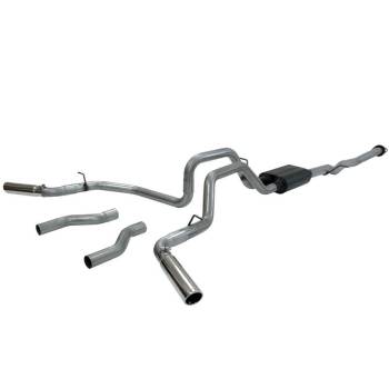 Flowmaster - Flowmaster American Thunder Exhaust System Cat Back 2-1/2" Tailpipe Steel - Aluminized