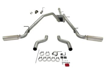 Flowmaster - Flowmaster American Thunder Exhaust System Cat Back 2-1/2" Tailpipe 3-1/2" Tips - Stainless