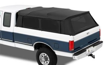 Bestop - Bestop Supertop For Trucks Truck Bed Cap Tinted Windows Top/Frame Canvas - Black