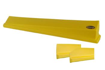 Dominator Racing Products - Dominator Racing Products 3 Piece Air Valance Molded Plastic Yellow Dirt Modified - Each