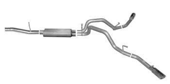 Gibson Performance Exhaust - Gibson Performance Dual Sport Exhaust System Cat Back 3 and 2-1/4" Tailpipe 4" Tips - Stainless
