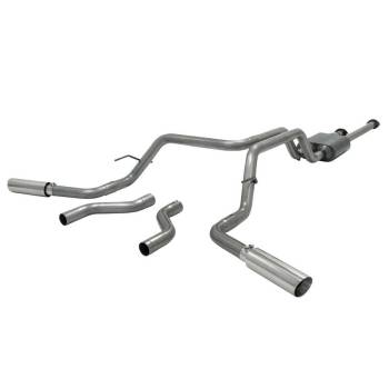 Flowmaster - Flowmaster American Thunder Exhaust System Cat Back 2-1/2" Tailpipe 3-1/2" Tips - Stainless