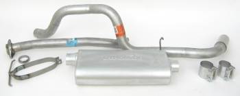 DynoMax Performance Exhaust - DynoMax Performance Exhaust Ultra Flo Exhaust System Cat Back 2-1/2" Tailpipe 3" Tip - Stainless