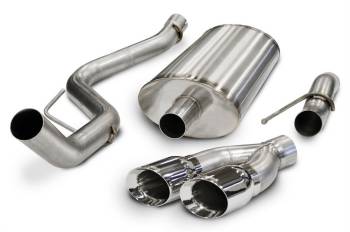Corsa Performance - Corsa Performance Sport Exhaust System Cat Back 3" Diameter 4" Tips - Stainless