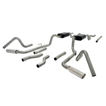 Flowmaster - Flowmaster American Thunder Exhaust System Header Back 2-1/2" Tailpipe 2-1/2" Tips - Stainless