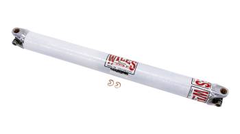 Wiles Racing Driveshafts - Wiles Racing Driveshafts 37-1/2" Long Driveshaft 3-1/4" OD 1310 U-Joints Carbon Fiber - White Paint