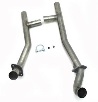JBA Performance Exhaust - JBA Performance Exhaust 2-1/2" Diameter Exhaust H-Pipe Stainless Natural Small Block Ford - Ford Mustang 1969-73