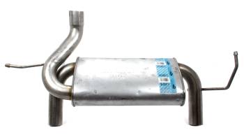 DynoMax Performance Exhaust - DynoMax Super Turbo Muffler 2-1/2" Offset Inlet 2-1/2" Dual Outlets 29-1/4" Long - Stainless