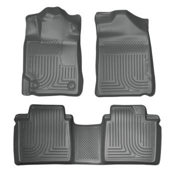 Husky Liners - Husky Liners Front/2nd Seat Floor Liner Weatherbeater Plastic Gray - Toyota Camry 2007-11