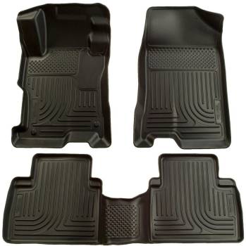 Husky Liners - Husky Liners Front/2nd Seat Floor Liner Weatherbeater Plastic Black - 4 Door