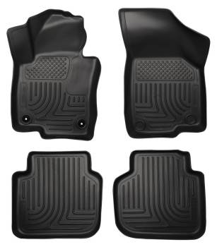 Husky Liners - Husky Liners Front/2nd Seat Floor Liner Weatherbeater Plastic Black - Volkswagen Passat 2012-15
