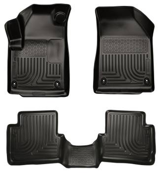Husky Liners - Husky Liners Front/2nd Seat Floor Liner Weatherbeater Plastic Black - Dodge Dart 2013-15