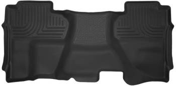 Husky Liners - Husky Liners 2nd Seat Floor Liner X-Act Contour Plastic Black - Extended Cab