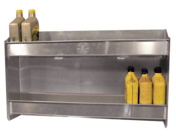Pit Pal Products - Pit Pal Products 31 x 18 x 6" Trailer Cabinet Aluminum Natural Holds 24 Quarts of Oil - Each