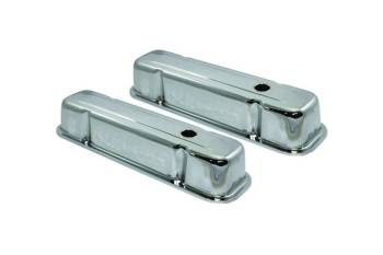 Specialty Products - Specialty Products Tall Valve Covers Baffled Breather Holes Steel - Chrome