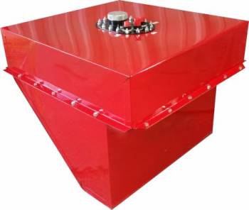 RCI - RCI Circle Track Fuel Cell and Can Wedge 30 gal 24-1/2 x 24-1/2 x 18" Tall - 10 AN Male Outlet