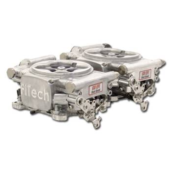 FiTech Fuel Injection - FiTech Go EFI 2x4 Fuel Injection Throttle Body Square Bore 70 lb/hr Injectors - Aluminum