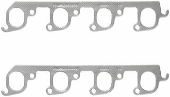 Fel-Pro Performance Gaskets - Fel-Pro Performance Gaskets 1.580 x 1.960" Oval Port Exhaust Manifold/Header Gasket Steel Core Laminate Ford Cleveland/Modified - Pair