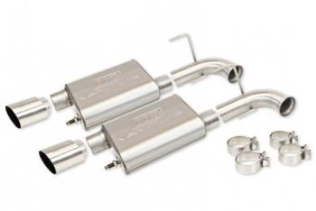 BBK Performance - BBK Performance VariTune Exhaust System Axle Back 2-3/4" Tailpipe 4" Tips - Stainless