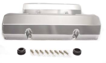 Racing Power - Racing Power Flat Top Valve Covers Tall Hardware Fabricated Aluminum - Clear Anodize